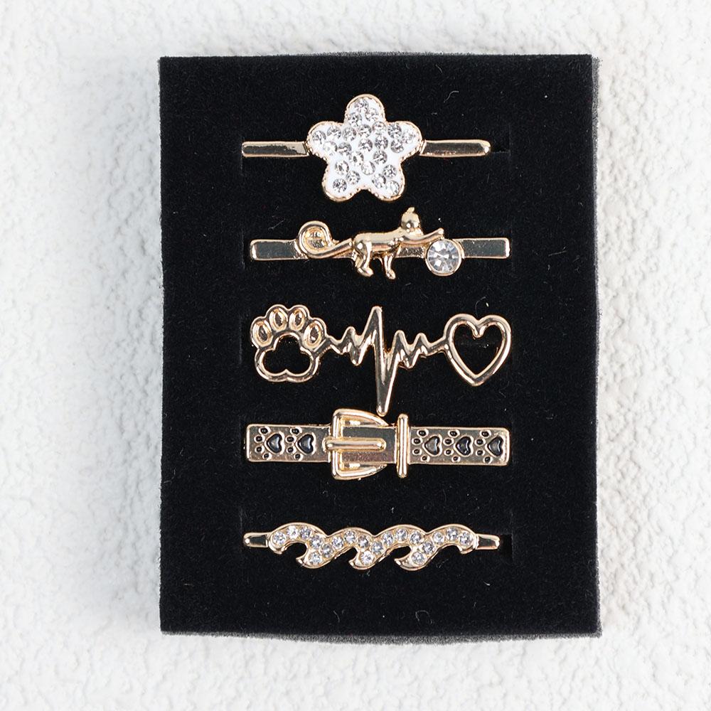 Metal Charms Watch Band Decoration Ring For Apple Diamond Ornament For Iwatch Bracelet Silicone Strap Jewelry Accessories