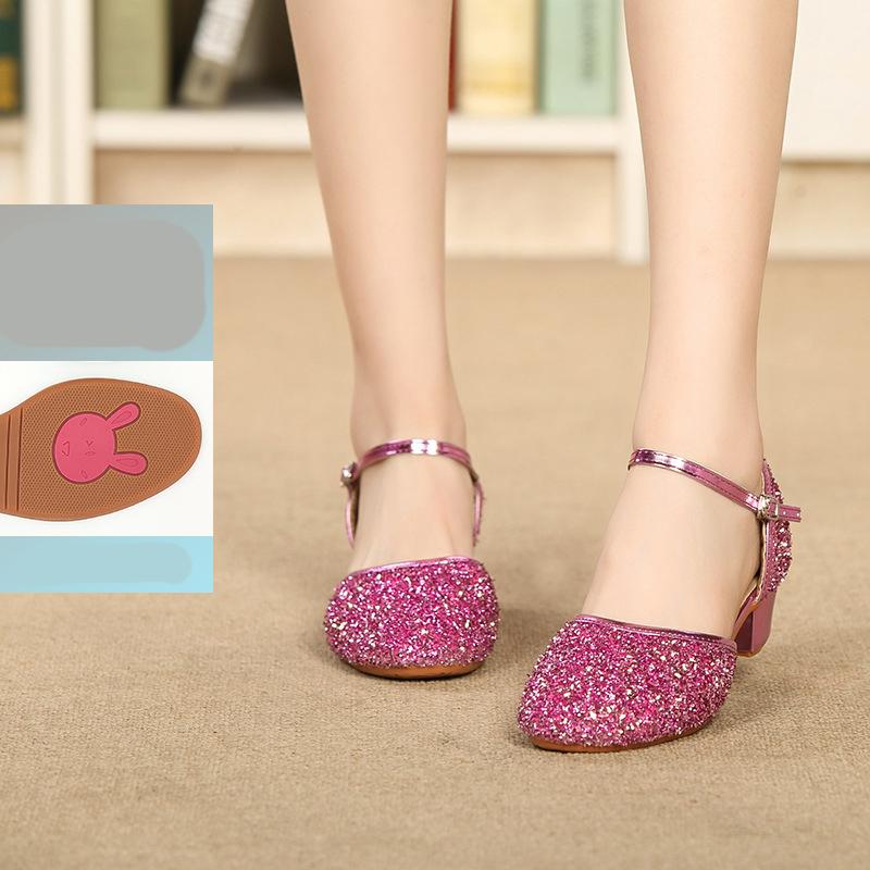 Flash Modern Ballroom Salsa Tango Latin Dance Shoes Kids Girls Women's Performance Shoes Salsa Latin Dance Shoes