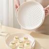 Oil-resistant Silicone Steamer Basket Heat Resistant Food Steamer Pad  Stuffed Bun