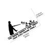 Car Sticker The Empire Doesn't Care About Your Family Words Pattern Waterproof Vinyl Decal Auto Moto Exterior Decor Accessories