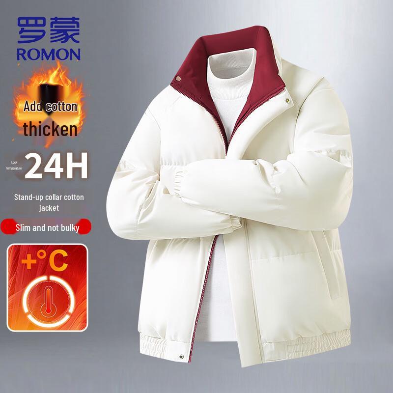 ROMON Men s Stand-Collar Padded Winter Jacket 3XL