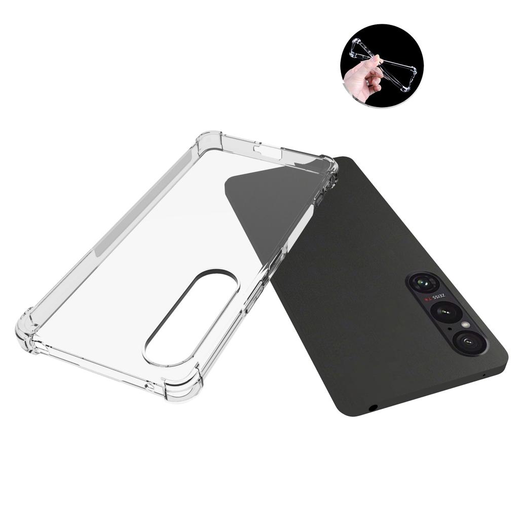 For Sony Xperia 1 VI Clear Cell Phone Case Anti-drop Flexible TPU Back Cover
