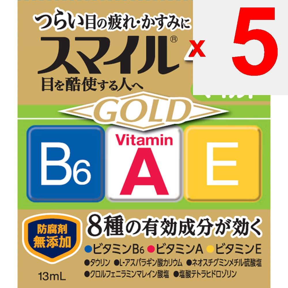 Lion Smile 40EX Gold Mild 13ml Eye Strain & Fatigued Eyes Eye Drops Indications: - Eye Fatigue - Blurred Vision (e.g., When Experiencing Excessive Eye