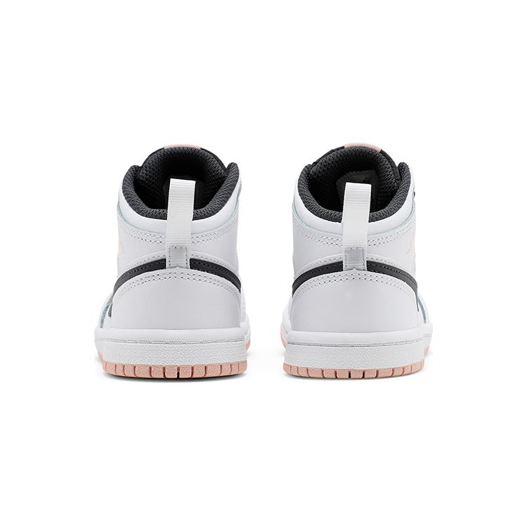 Air Jordan 1 Mid TD White Arctic Orange Baby Sneakers Anthracite 640735-180