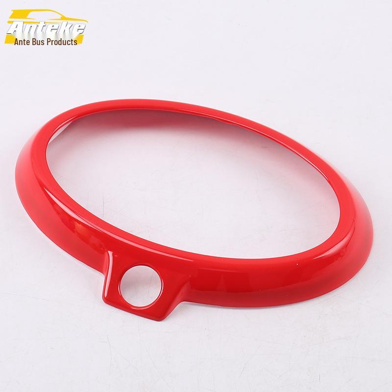 Red Front Logo Trim Ring and Body Logo Sequin for 17-20 GS8 - Car Accessories