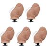 5/10Pcs Creative DIY Spoof Funny 3D Thumb Shoe Big Toe Sandal Decor Accessories Rubber Decorations Big Toe Shoe Buckle for Shoes
