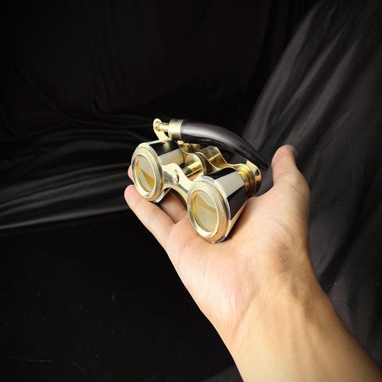 Lornetki operowe Captain's Mother of Pearl dla dzieci i dorosłych, uchwyt kieszonkowy do obserwacji ptaków, polowań. Idealny prezent