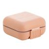 Dual-Layer Dustproof Portable Medicine Box with Double Seal and Compartments