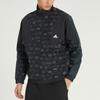 Adidas Logo Print Sports Casual Jacket Men Jackets Black HE7474