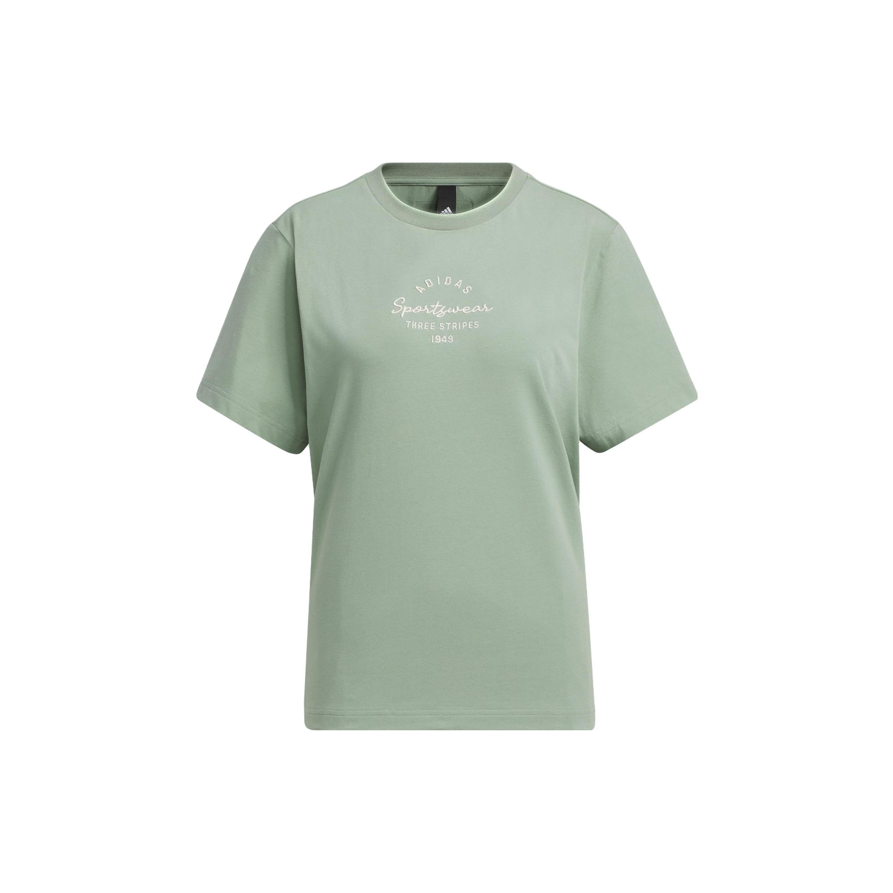 (WMNS) adidas Sportswear Three Stripes T-Shorts Green Women s IS7402 L