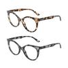 TUREZING Presbyopia Eyeglasses Diopter Eyeg-lasses For Men Women High-Quality Blue Light Circular Frames Flexible Spring Hinge