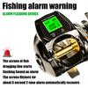 Mulinello da Pesca alla Deriva Portatile in Lega di Alluminio con Elettronica 6.3:1 Rapporto di Alta Velocità Potente 12kg di Freno con Display Digitale 7+1BB Mulinello da Spinning Mulinello da Lenza
