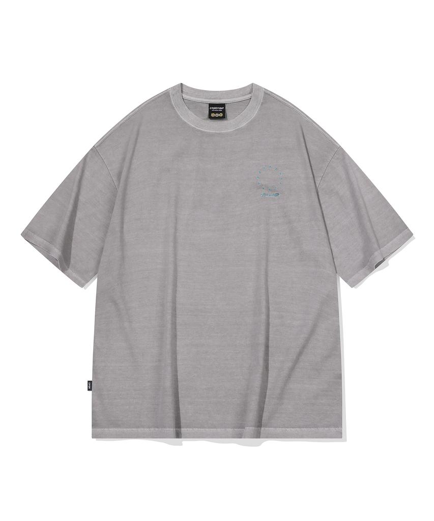 CPGN STUDIO 1896 Star Pigment Short Sleeve T-Shirt Ghost Grey