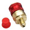 R134A Refrigerant Quick Coupling Adapters Coupler Converter Set Quick Coupler Adapters for Car and Household Appliances