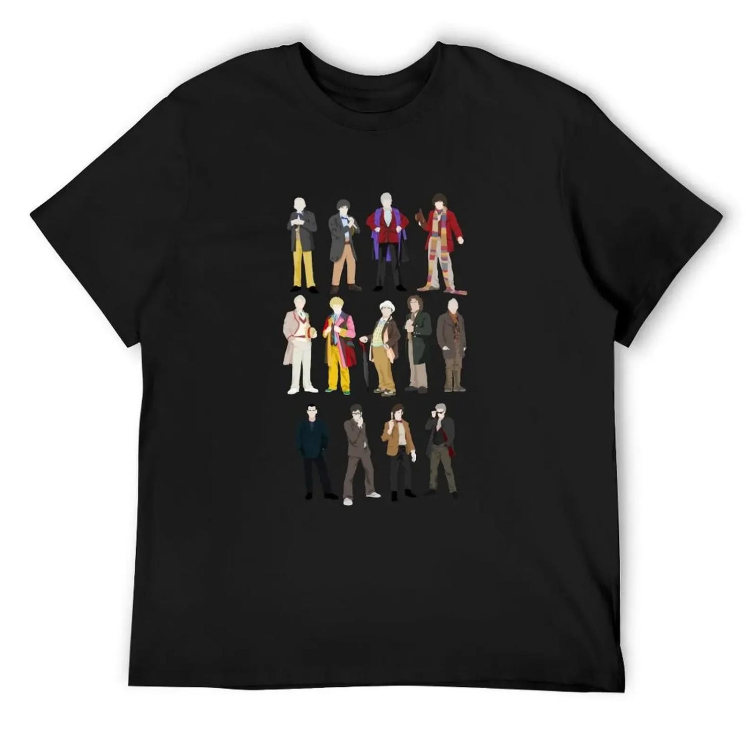 13 Doctors T-Shirt cotton graphic tees shirts graphic tees summer shirt mens graphic t-shirts hip hop XXXXXL разноцветный