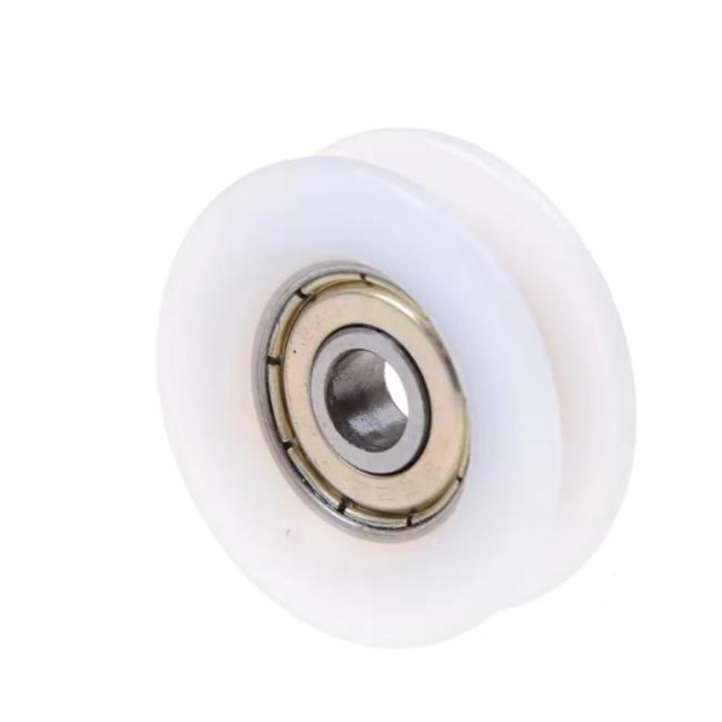 

625 Round Pulley Ball Bearing Wheel High Quality U Groove Roller For Door Windows Shower Pulleys Drawer POM Guide Wheel белый