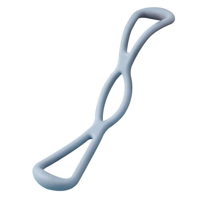 Expansor Peitoral de 8 Palavras Borracha de Resistência Elástico Músculo TPR Exercício Tubo de Treino Tensão Esportes Exercício Yoga Faixa de Resistência