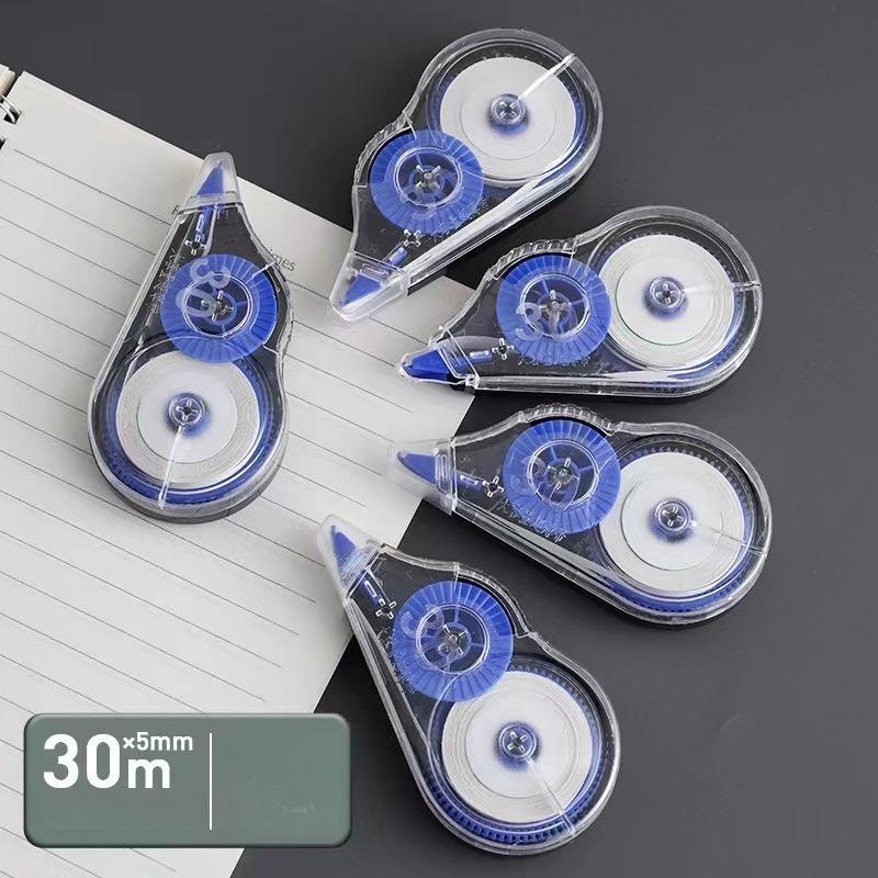 

5 шт. 30 м Коригувальна стрічка Великої місткості Коригувальна стрічка Для учнів Використовується для виправлення помилок Творчі канцелярські товари Шкільне навчання