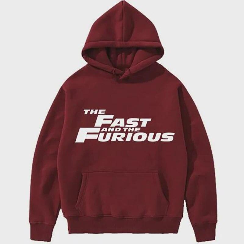 New Fast and Furious Printed Hoodies Unisex Women Fashion Casual Y2K Hoodie Hooded Sweatshirts Pullovers Unisex Tracksuits Clothing