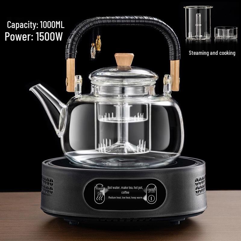 Mi Ceramic 1500W Mini Tea Maker & Induction Cooker - Automatic Warm, Compact Design for Home
