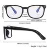 Multifocal Reading Glasses Readers Computer Anti Blue Light Ryrglasses Progressive Multifocus Eyewear for Women Men Square