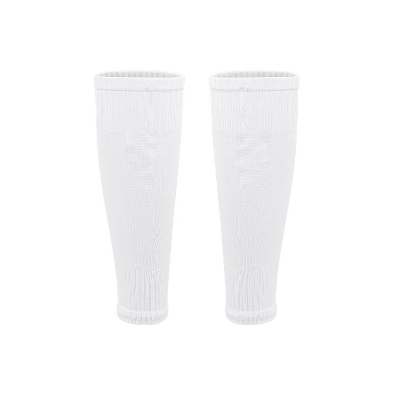 Solid Color Adult Compression Shin Guards & Leg Sleeves for Football, Running, and Cycling