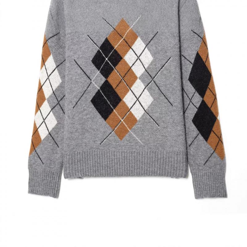 2026 Spring European & American Style Versatile Diamond Knitwear