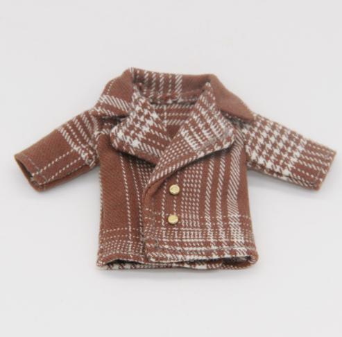 Ob11 Blazer Plaid Windbreaker Molly Baby Clothes 12 Points BJD Collection For Obitsu11 GSC Molly 1/12 Doll Clothes Doll Accessories