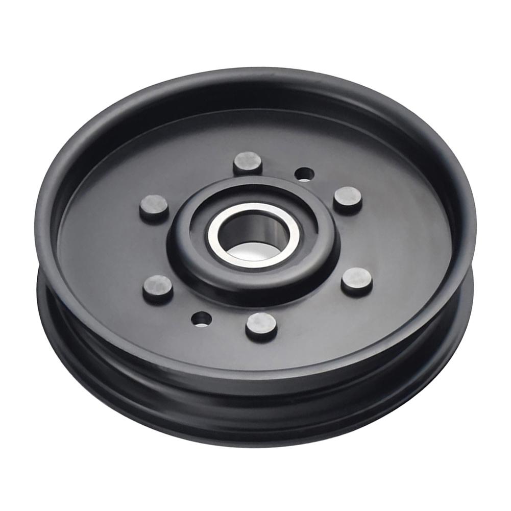 4 625 Inch Flat Idler Mower Pulley for AM37249 and AM107468 Fits Multiple Turn Mower Models Including 175 and 285