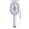 Electric Steam Hair Brush with Water Spray Reduce Frizz Anti-Static Misting Hairbrush Cordless Fluffy Hair Detangling Brush