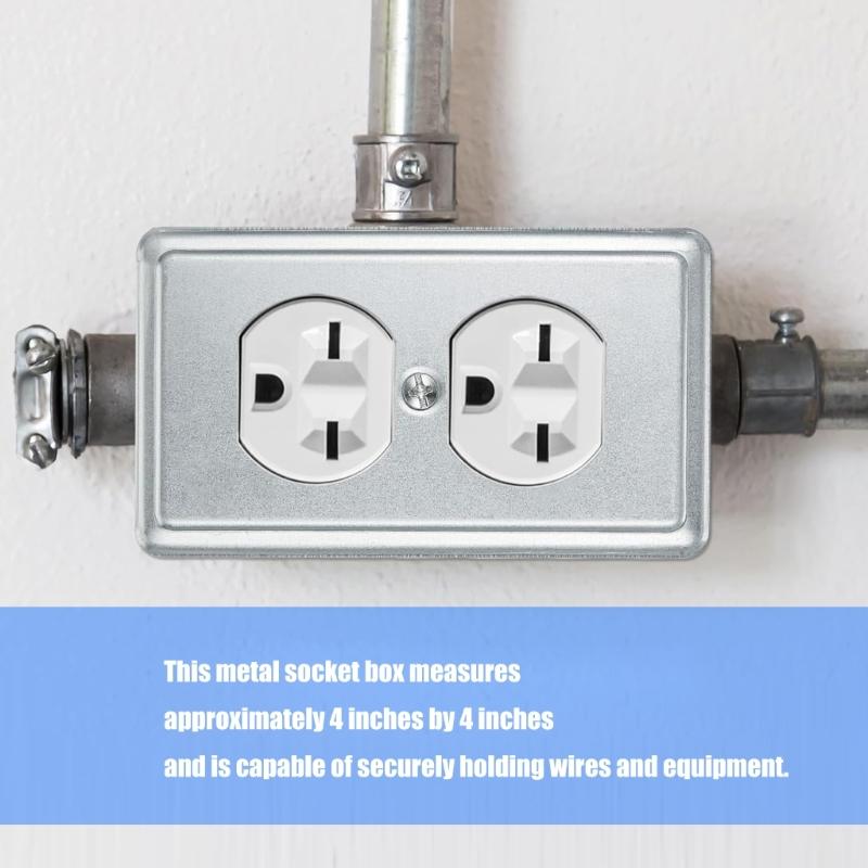 4Pcs Electrical Receptacle Wall Plate Switches Covers Socket Plate Wall Panel Light Switches Socket Cover Easily Install