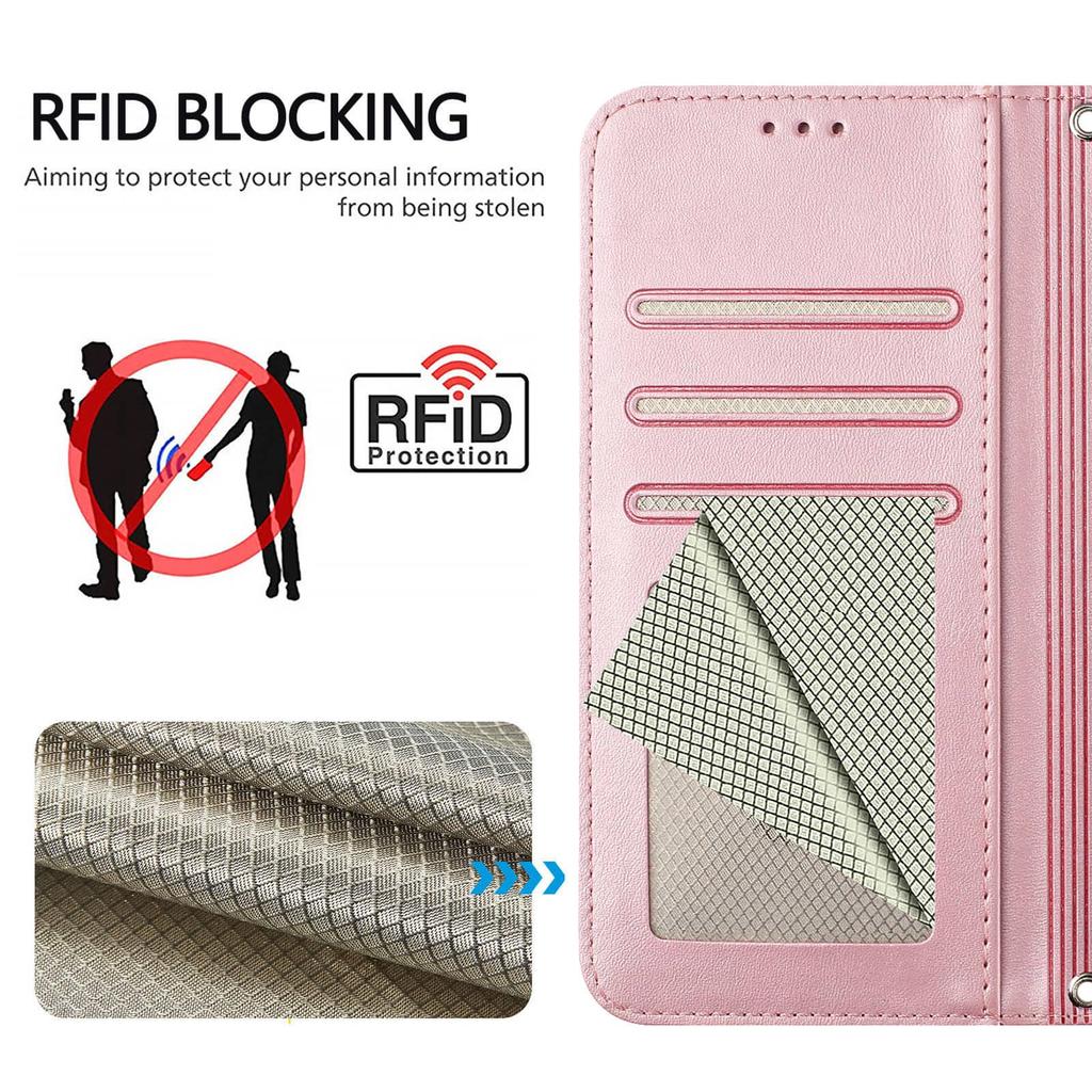 WEFOR Compatible with Samsung Galaxy S26 S25 Edge S25 S24 Ultra Case Wallet with RFID Blocking Flip Card Women Men Panda Cover