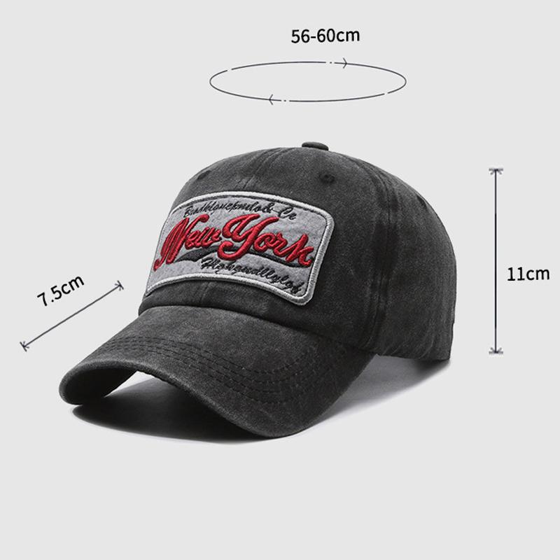 Stickerei Brief Baseball Kappe Männer Frauen Im Freien Sonnenhut Denim Hut Pferdeschwanz Panama Kappe Snapback Hut Sonnenblende Hüte