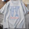 Fashion Sardine Tshirt Aesthetic Fish Tshirt Summer Shortsleeved Coast Tshirt Ocean Womens Casual Wear Tshirt Graphic YK