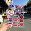 FOR HONDA HRC H WING Reflective Motorcycle Stickers Waterproof Vinyl Decals for Motorbike Helmet Fuel Tank Bike TP6