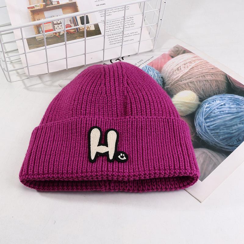 

Versatile Knitted Hat Student Riding Outdoor Cold-proof Pullover M（56-58cm）