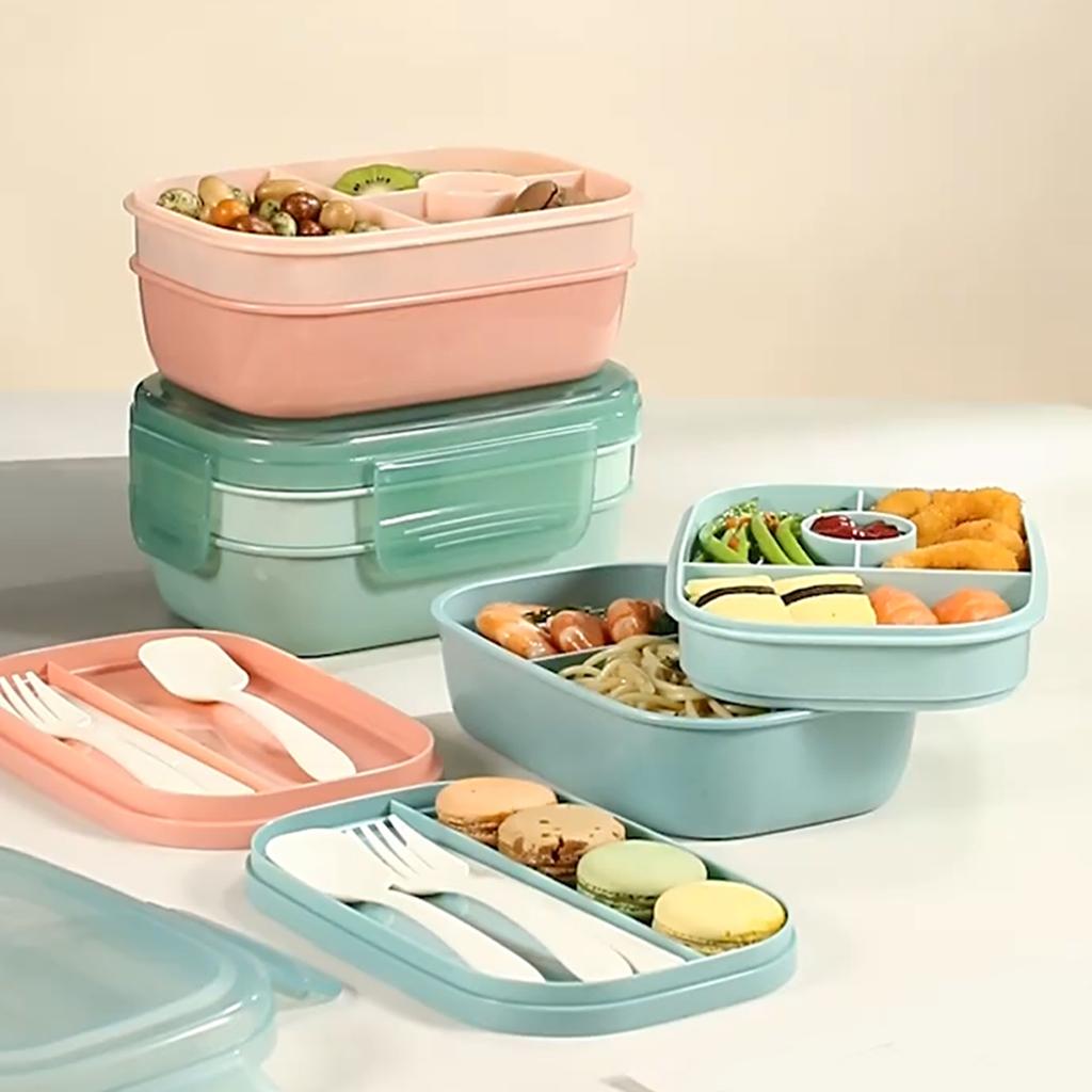 Kinder Bento Lunchbox mit luftdichtem Deckel für die Schule und