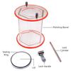 Jewelry Tumbler Polisher 3KG 6.6Lb Mini Rotary Barrel Polishing Machine Bidirectional Rotation