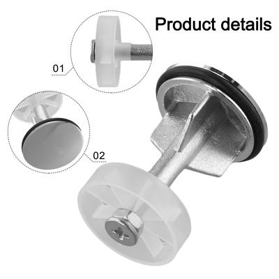 1 Pcs For Lift-off Waste Basin Sink Push Button 40 Mm Slotted Chrome Bathroom Wash Basin Faucet Accessories