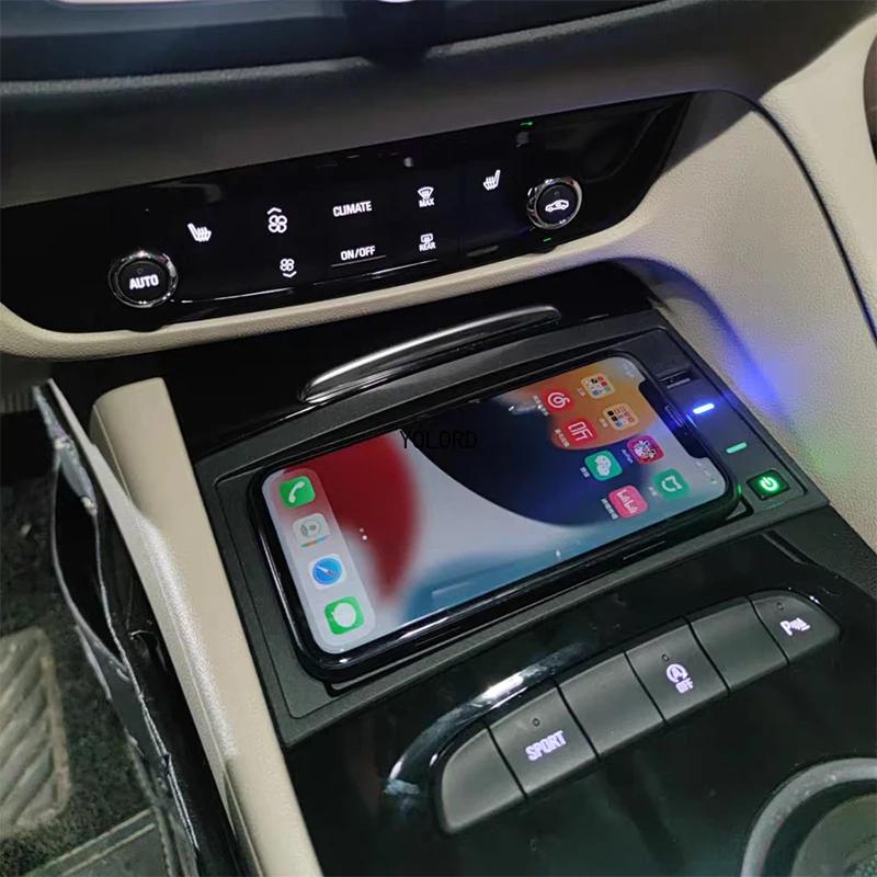 15W Car Wireless Charger Center Console Phone Charger Fast Charging Holder for Buick Regal GS 2016-2023