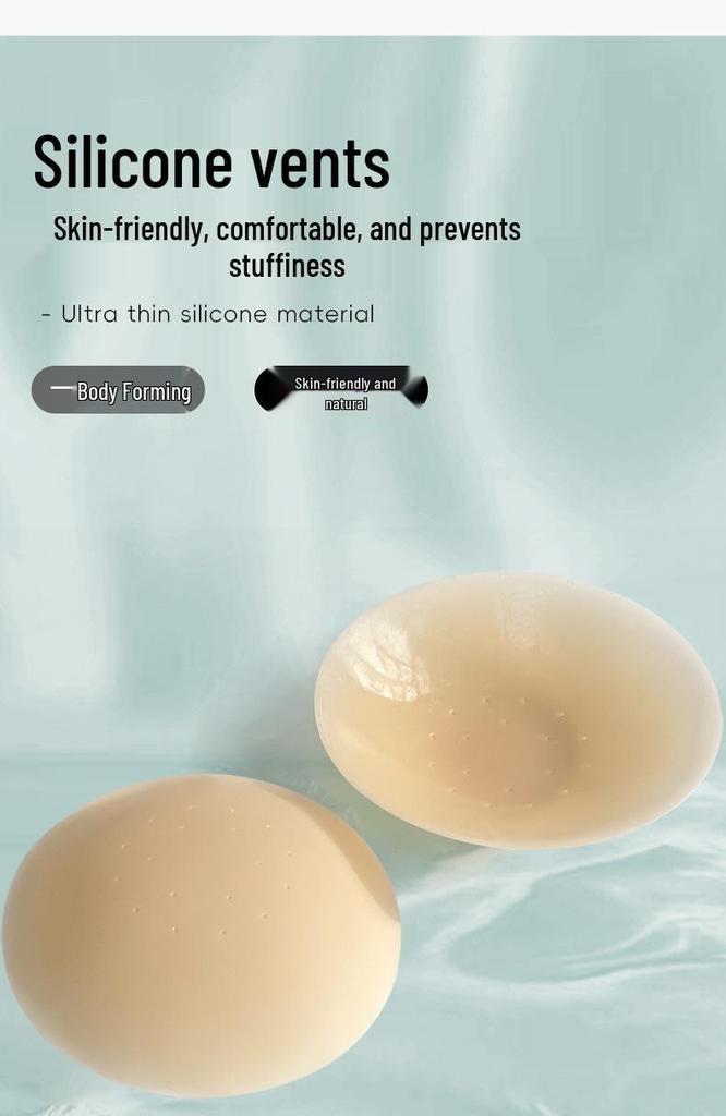 15cm Breathable Invisible Nipple Covers for Large Breasts - Seamless, Thin Silicone Pasties