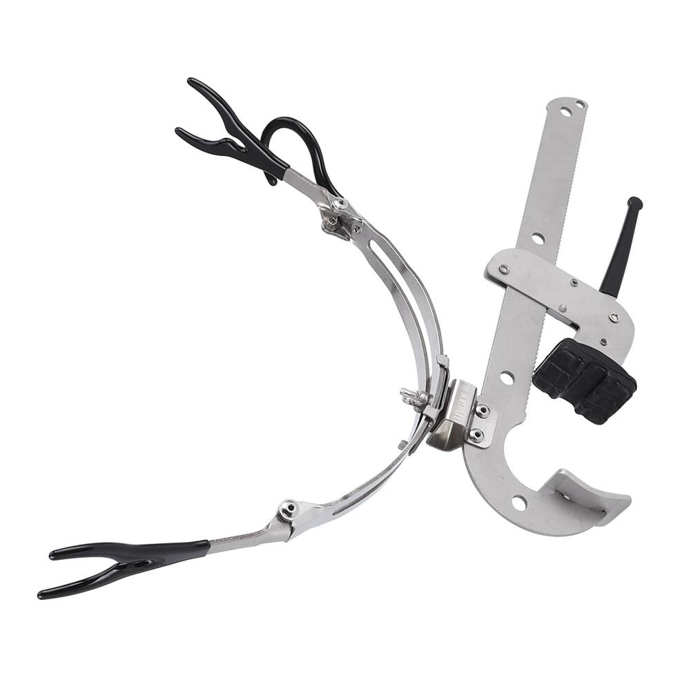 28086 Dual Purpose Ice Raft Bridge Fishing Folding Bracket Stainless Steel Stand TackleL