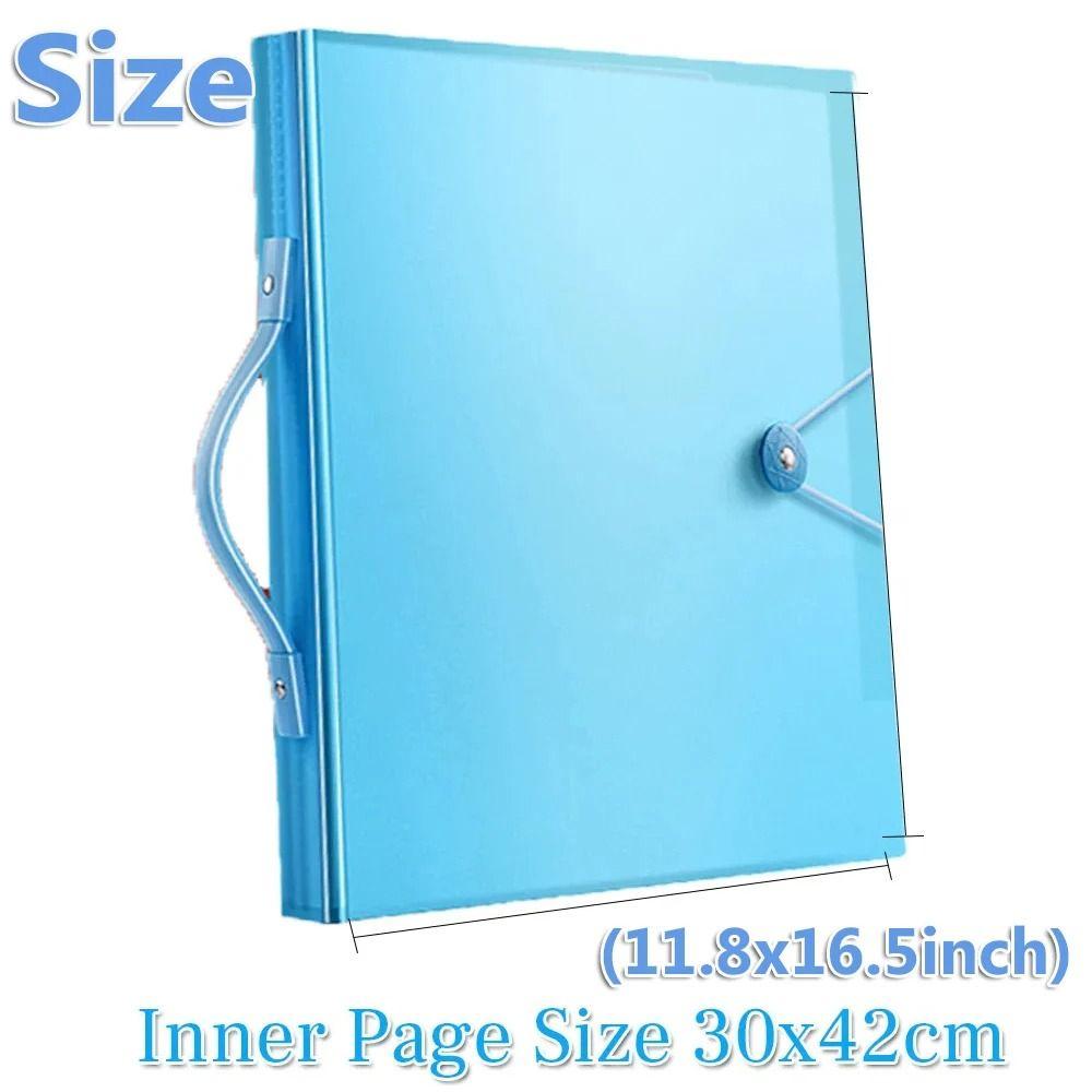 1Pcs A3/8K Photo Album Folder Diamond Painting Stationery Tool Presentation Portfolio  School Office