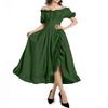 Women's Elegant And Beautiful Retro Drawstring Ruffle Dress