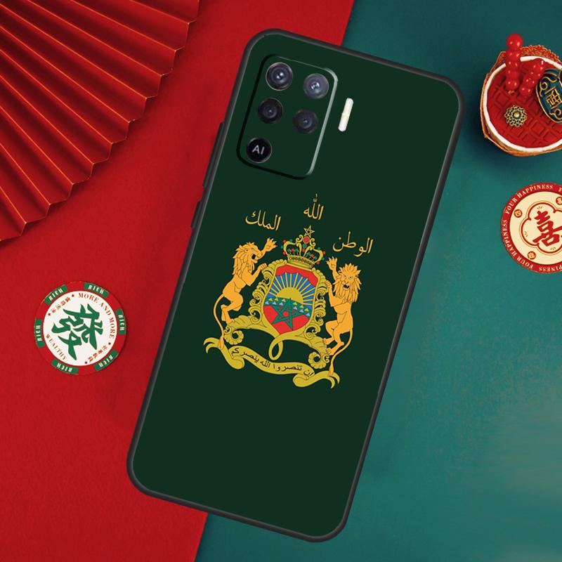 Morocco Flag Passport Case For Oppo A78 A98 A58 A38 A18 A54 A74 A94 A80 A60 A40 A96 A76 A16 A15 A17 A57 A5 A6 Pro