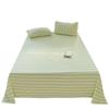 Buy washed cotton striped dirty single sheet for a single piece, thin bedspread for spring and summer, wholesale of student dormitory sheets.