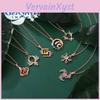 Stylish Genshin Impact Vision Element Cosplay Decoration 45cm Chain 2cm Pendant