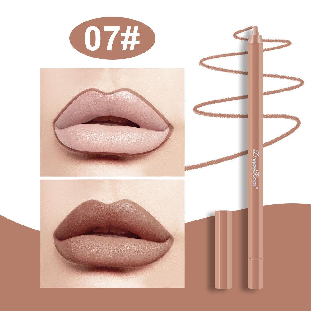 Lip Liner Autumn and Winter Matte Whitening Lipstick Velvet Matte Long-Lasting Makeup Effect Non-Fading Non-Stick Cup Lip Liner