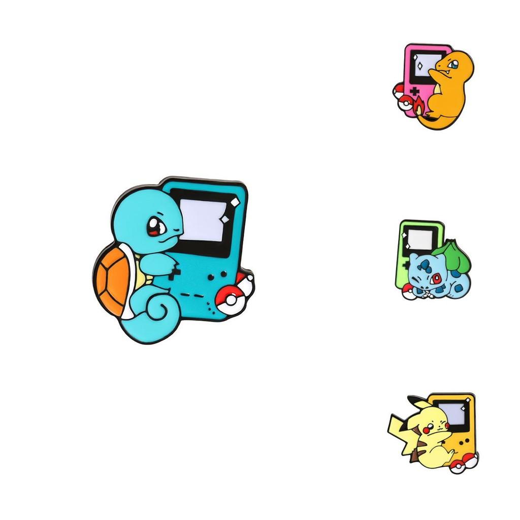 Charming Cartoon Character Brooch Stunning Alloy Design For Game Console Lovers