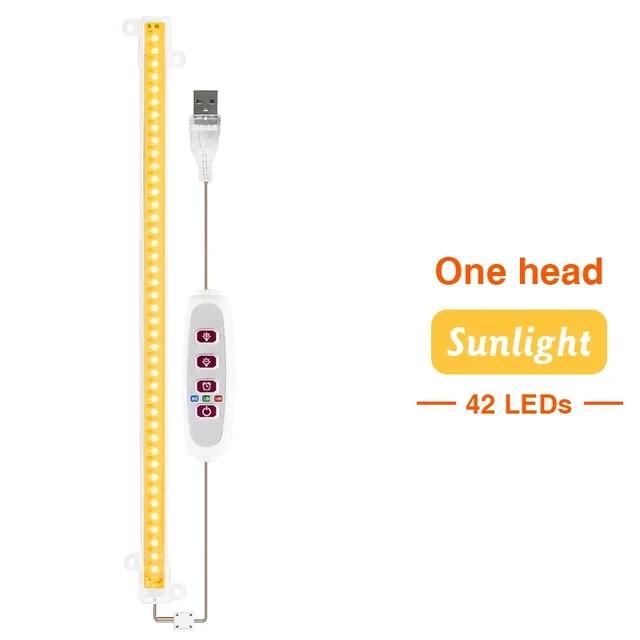 LED Full Spectrum Phyto Lamp USB 5V Grow Light Bar 30cm/50cm 1T 2T 3T 4T Plants Flowers Led Greenhouse Cultivo Hydroponic